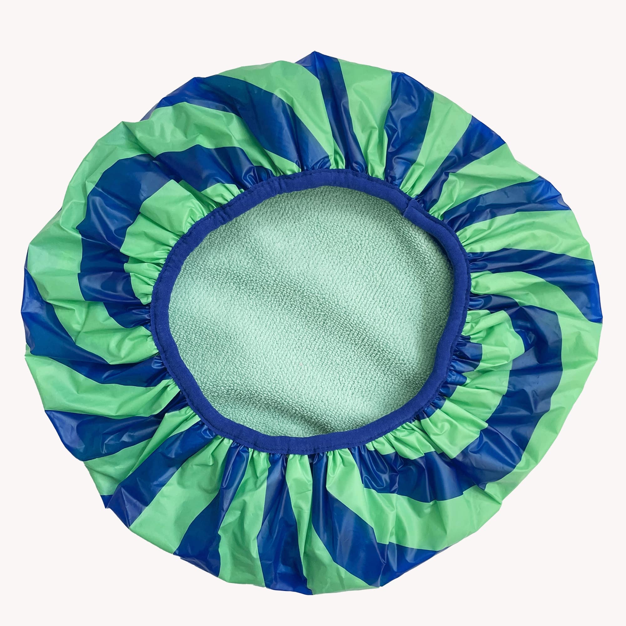 Smooth & Dry Deluxe Shower Cap | DB Cosmetics | Product - Mint & Blue