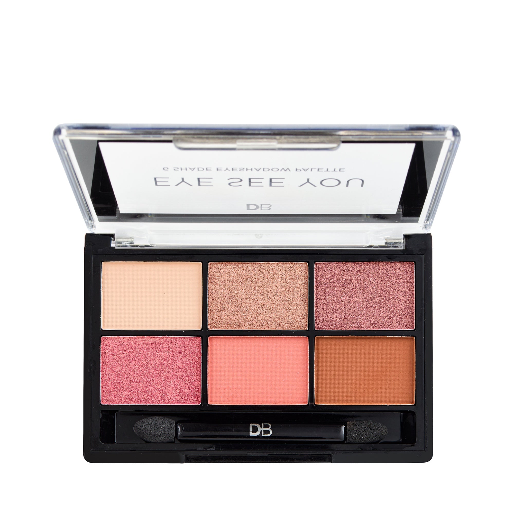 Limited Edition Eye See You 6 Shade Eyeshadow Palette (Peachy Keen) | DB Cosmetics | Open