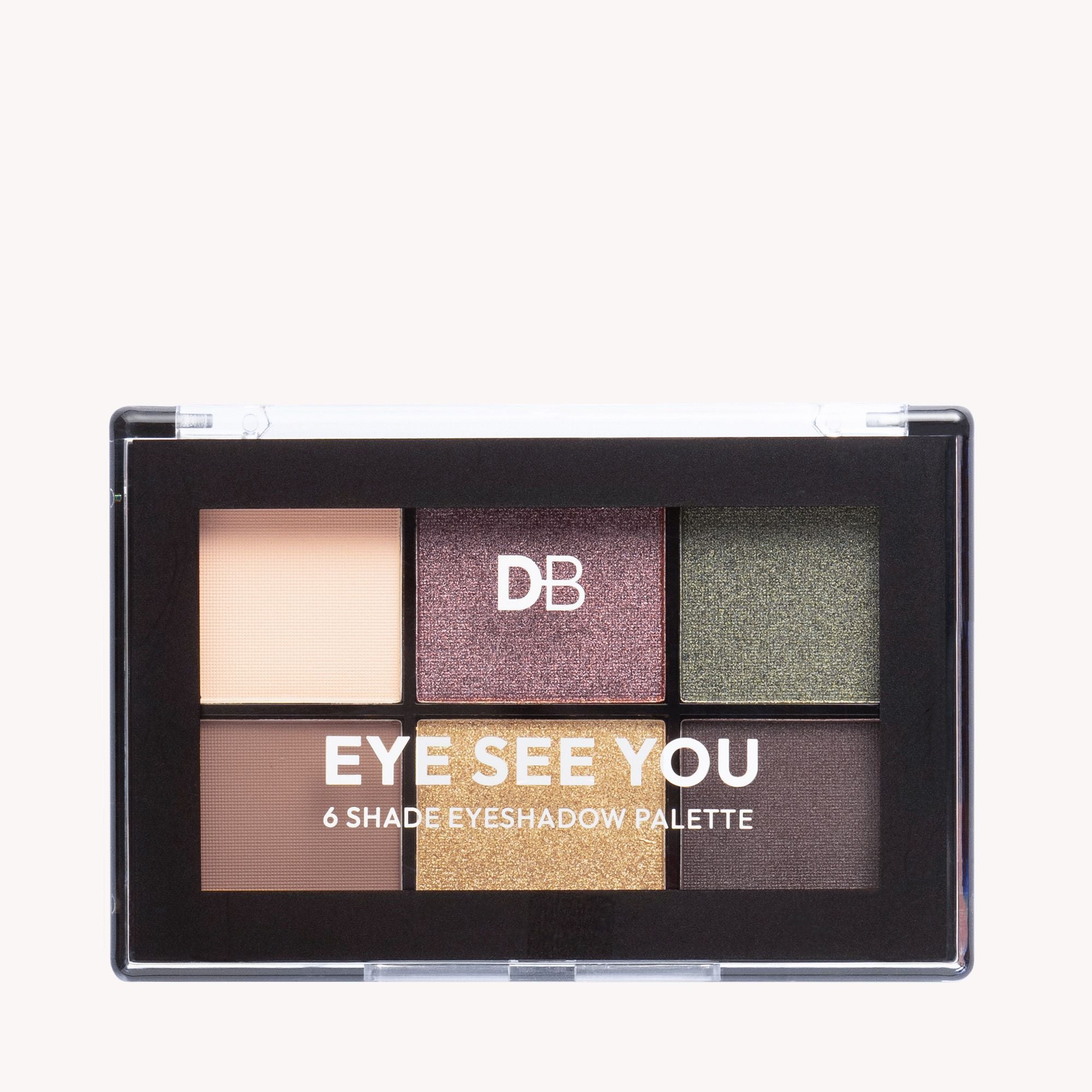 Eye See You 6 Shade Eyeshadow Palette (Urban Jungle) | DB Cosmetics | Closed