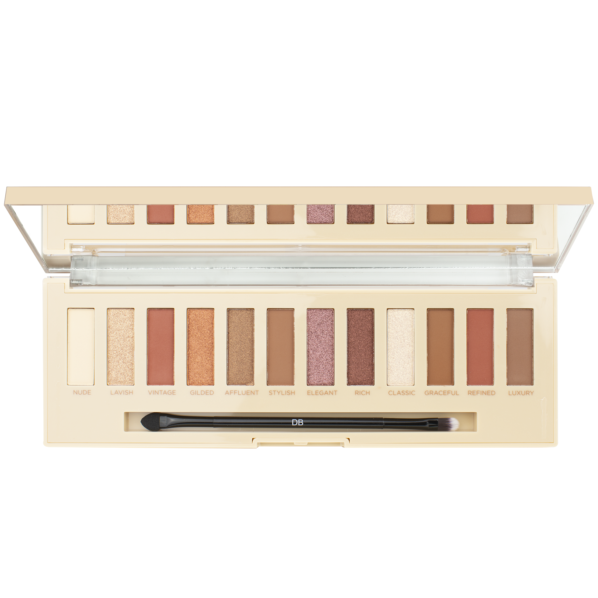 Natural Luxe 12 Shade Eyeshadow Palette | DB Cosmetics