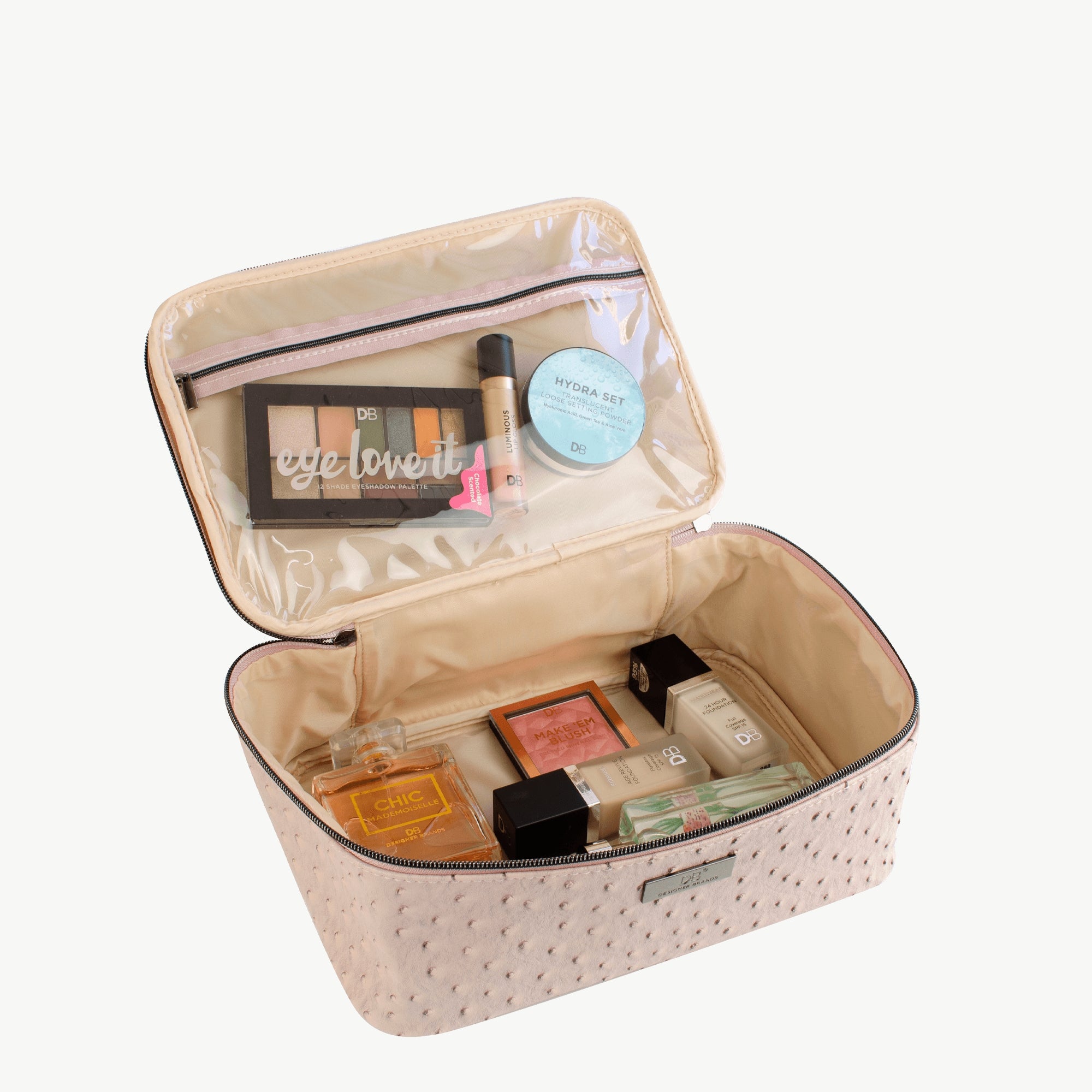 Train Case Toiletry Bag DB Cosmetics