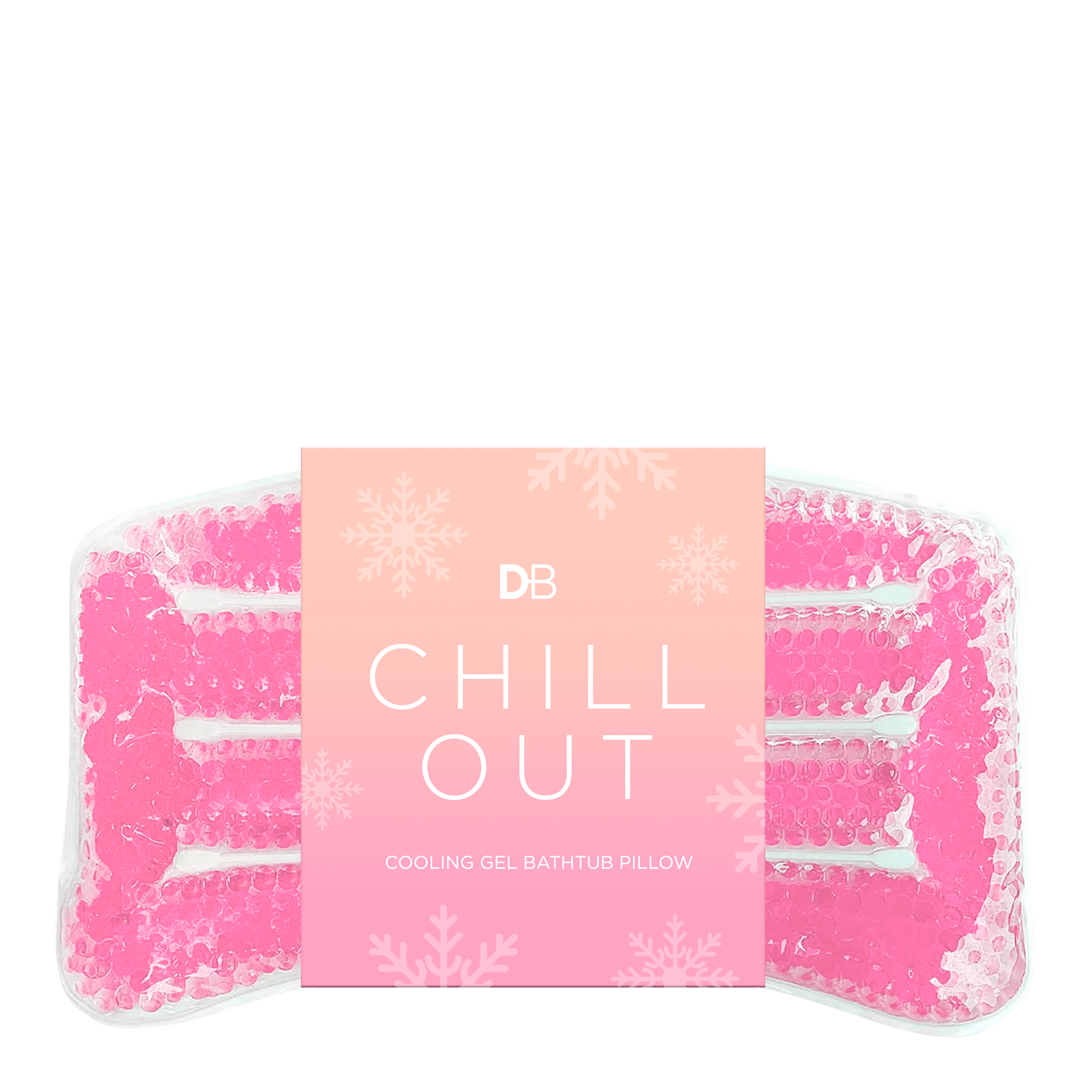 Cooling Gel Bath Pillow (Pink) | DB Cosmetics | 01